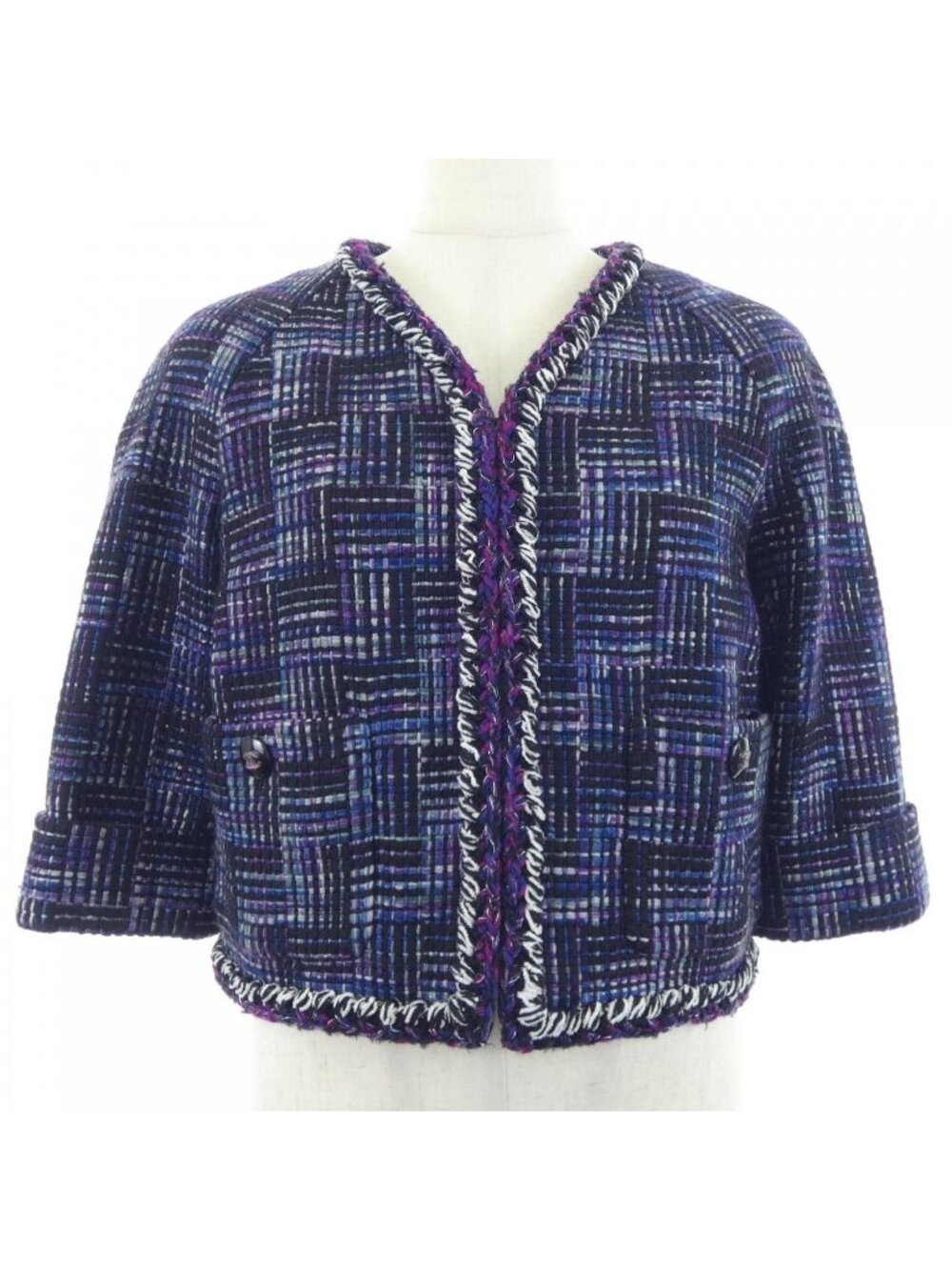 Chanel 23A Collarless Jacket
